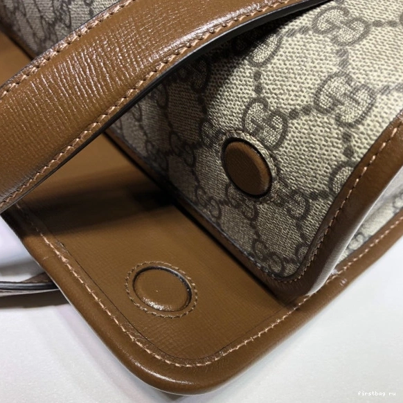 First bag ru 1955 handle bag Horsebit GUCCI small top 0730
